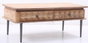 DKD Home Decor Mesa de Centro de Mango y Metal Natural
