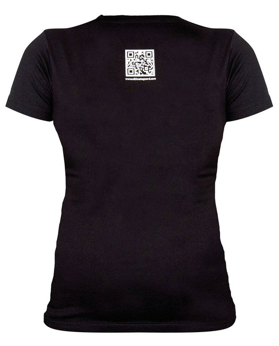 Ultimate Guard Camiseta Chica Logo Negro