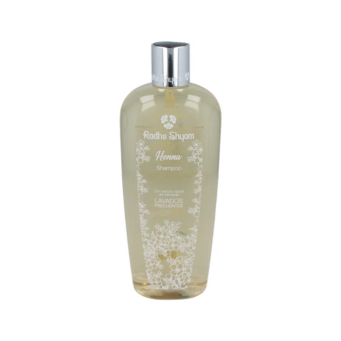 RADHE SHYAM Champú con Henna para Cabello de Lavados Frecuentes, con Extracto de Manzanilla, 400 ml RADHE SHYAM Champú con Henna para Cabello de Lavados Frecuentes, con Extracto de Manzanilla, 400 ml