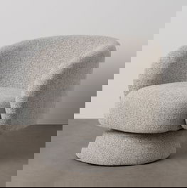 Sillón Giratorio Tejido Salón 78 X 79 X 77 cm