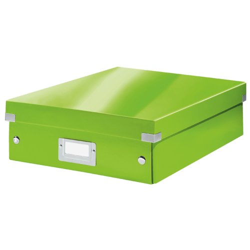 Caja Para Almacenamiento Leitz Click&Store Organizadora 85% Carton Reciclado Mediana 280X100X370 Mm Verde Caja Para Almacenamiento Leitz Click&Store Organizadora 85% Carton Reciclado Mediana 280X100X370 Mm Verde