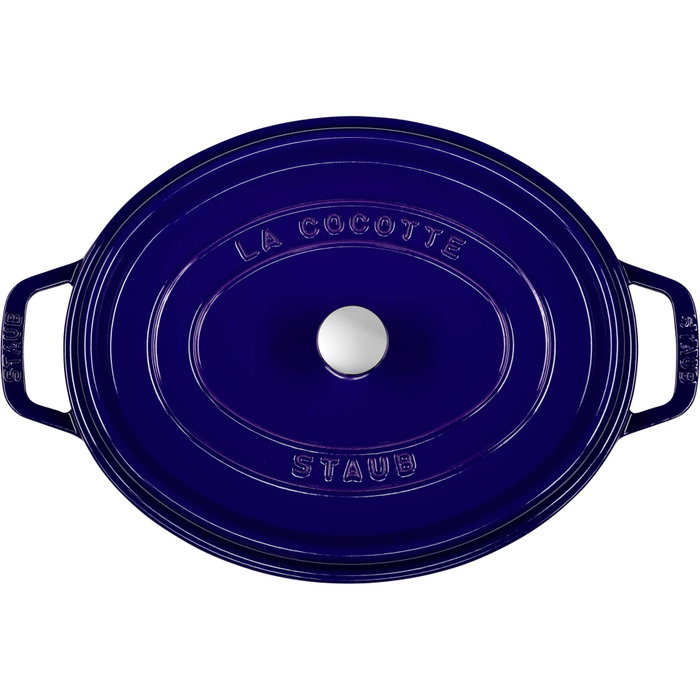Staub Oval Cocotte 31cm Azul Oscuro Staub Oval Cocotte 31cm Azul Oscuro
