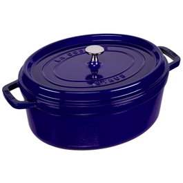 Staub Oval Cocotte 31cm Azul Oscuro