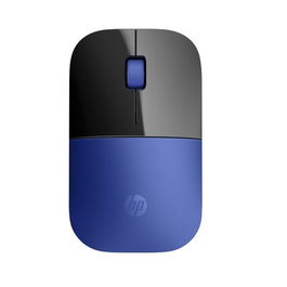 HP Ratón Inalámbrico Z3700 Negro Azul, Conexión USB 2.4 GHz, Batería de Larga Duración Hasta 16 Meses, Receptor Nano Incluido, Diseño Delgado y Portátil