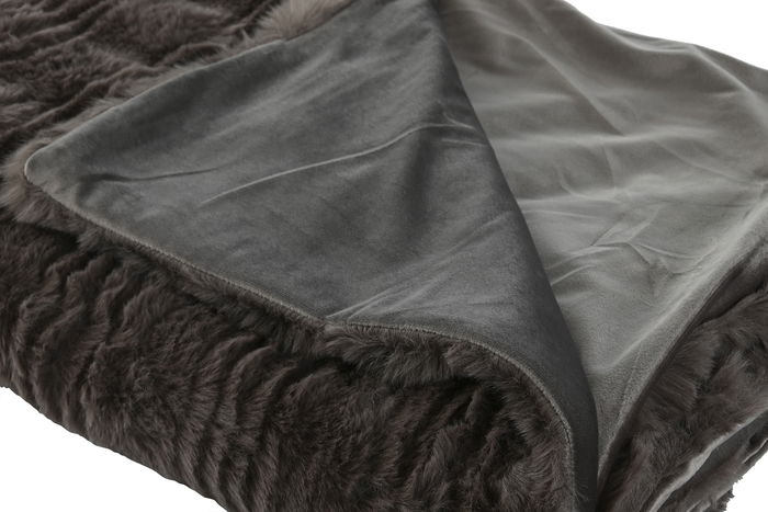 DKD Home Decor Manta Urban Marron 170 x 130 cm (2 Unidades)