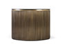 GINER Y COLOMER Mueble bar con frontal curvo dorado