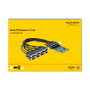 DeLOCK 90411 Tarjeta de Expansión PCIe x1 a 8 Puertos Seriales RS-232, con Cable y Controladores, Compatible con Windows 10/8.1/7