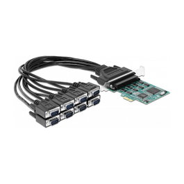 DeLOCK 90411 Tarjeta de expansión PCIe a 8 puertos RS-232