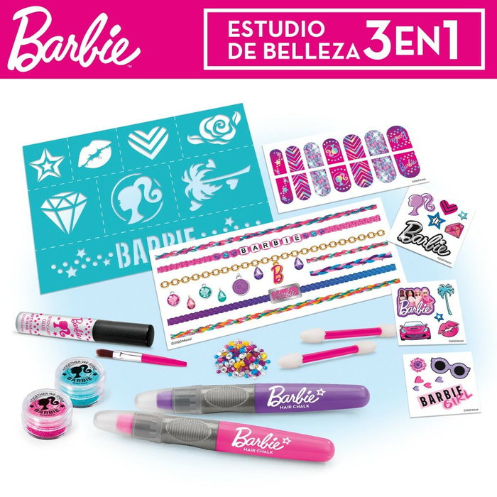 Set de Belleza Barbie Sparkling 2 x 13 x 2 cm 3 en 1