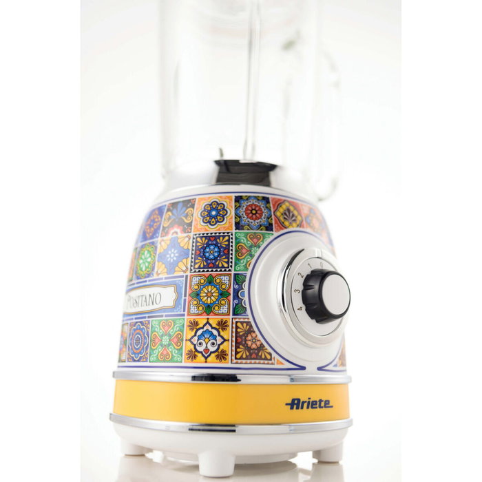 Ariete Positano Batidora de Vaso con Vaso de Vidrio 1,5 L Multicolor