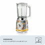 Ariete Positano Batidora de Vaso con Vaso de Vidrio 1,5 L Multicolor