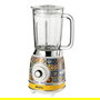 Ariete 583 POSITANO Batidora de Vaso con Vaso de Vidrio y 4 Cuchillas de Acero Inoxidable, 4 Velocidades, Diseño Vintage