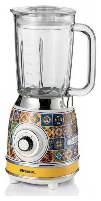 Ariete Positano Batidora de Vaso con Vaso de Vidrio 1,5 L Multicolor