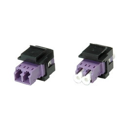 ROLINE Adaptador Keystone LWL-Adapter LC/LC Duplex Multimode OM4