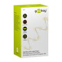 Goobay Guirnalda de luces transparente de 1,0 m con 20 luces