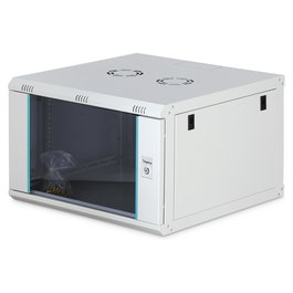 Digitus Wandgehäuse Dynamic-N Serie - Caja mural rack pared 7U, 600x600 mm, 60 kg, puertas cristal y acero, gestión cables