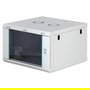Digitus Wandgehäuse Dynamic-N Serie - Caja mural rack pared 7U, 600x600 mm, 60 kg, puertas cristal y acero, gestión cables