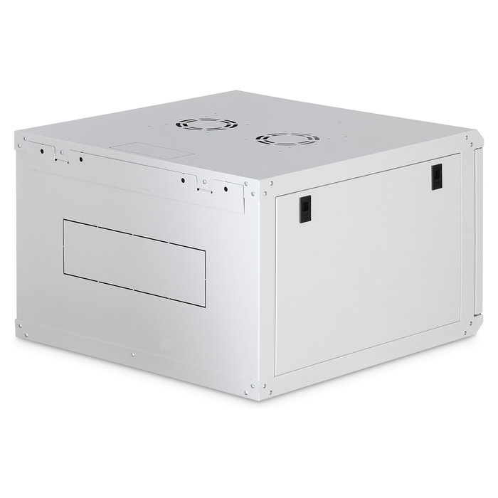 Digitus Wandgehäuse Dynamic-N Serie - Caja mural rack pared 7U, 600x600 mm, 60 kg, puertas cristal y acero, gestión cables