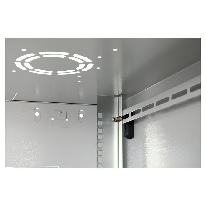 Digitus Wandgehäuse Dynamic-N Serie - Caja mural rack pared 7U, 600x600 mm, 60 kg, puertas cristal y acero, gestión cables