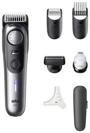 Braun BT9520 Maquinilla de afeitar eléctrica para hombre plateada inalámbrica 180 min