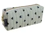 Exacompta Estuche portatodo rectangular de algodón con corazones