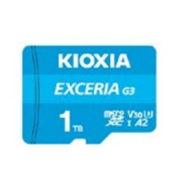 Kioxia EXCERIA G3 1 TB Tarjeta de Memoria MicroSDXC UHS-I Clase 10 para Almacenamiento de Dispositivos