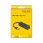 DeLOCK USB Hub 64350 de 4 puertos USB 3.2 Gen 1 Negro