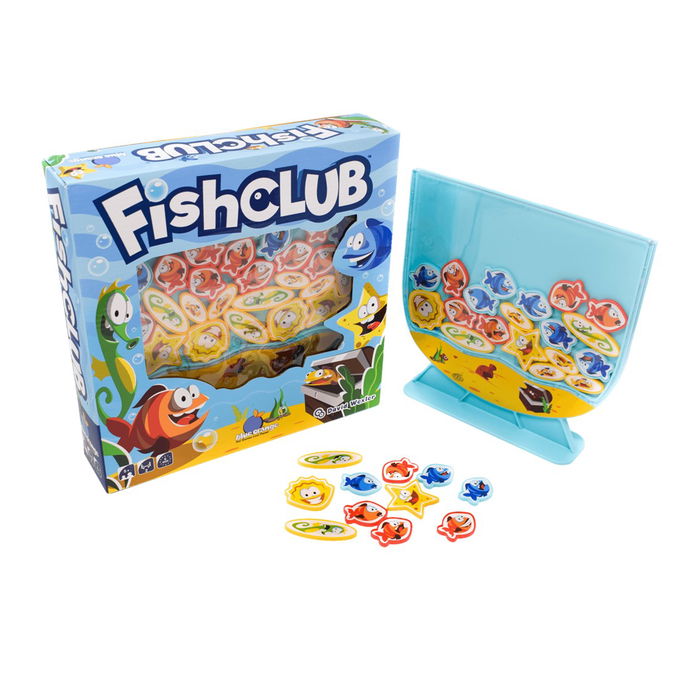 Blue Orange Fish Club - Juego de Mesa Estratégico Infantil a Partir de 5 Años, 2 Jugadores, Partidas Rápidas 5 Min, Multilingüe, Referencia BO16701ML