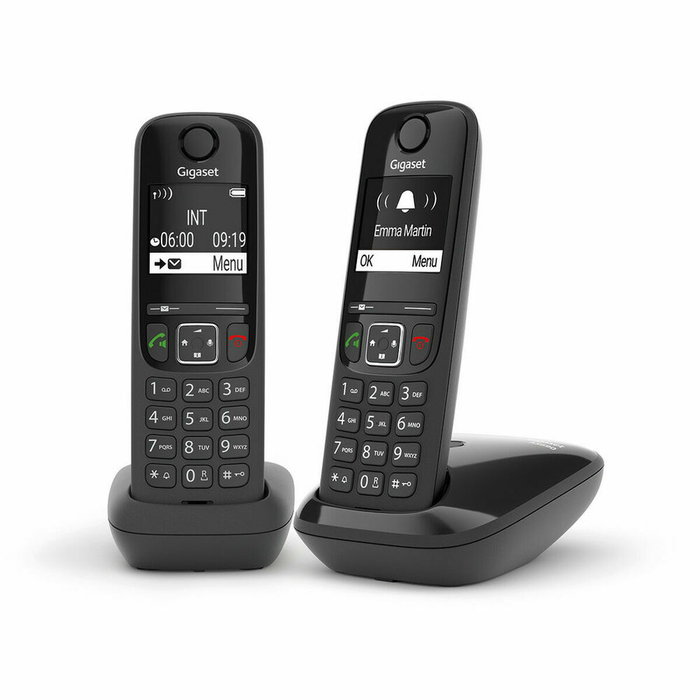 Gigaset AS690 Duo Teléfono Inalámbrico Negro Gigaset AS690 Duo Teléfono Inalámbrico Negro