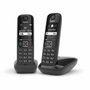 Gigaset AS690 Duo Teléfono Inalámbrico Negro