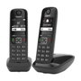 Gigaset AS690 Duo Teléfono Inalámbrico Negro