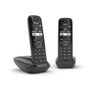 Gigaset AS690 Duo Teléfono Inalámbrico Negro