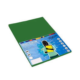 Fabrisa Papel A4 Verde Oscuro 80g Pack de 500 Hojas