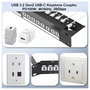 EQUIP Módulo Keystone-Koppler USB 3.2 Gen2 USB-C a USB-C Blanco