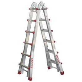 Homelux Escalera Telescópica Multiusos 12+12 Peldaños