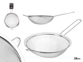 Kinvara Colador de Acero con Soporte 24 cm (Set de 12)