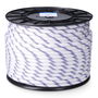 Edm Cuerda Driza Trenzado Poliéster Blanco Distintivo, Calibre 14 mm x 100 m