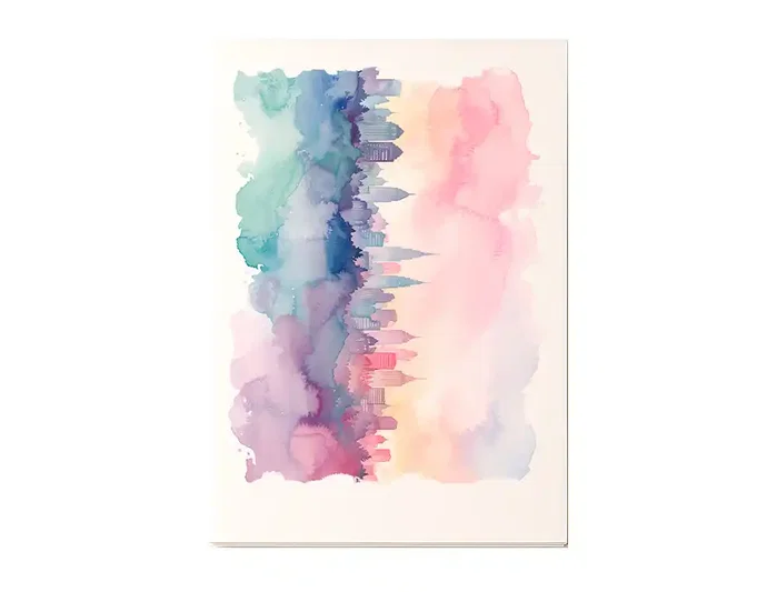 Liderpapel Bloc Dibujo Multitécnicas DIN A4, 260g/m², 20 Hojas para Acrílico, Óleo y Gouache