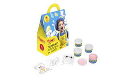 Pintura De Dedos Jovi 35 Ml (Bote) Super Kit Estuche De 4 + Accesorios