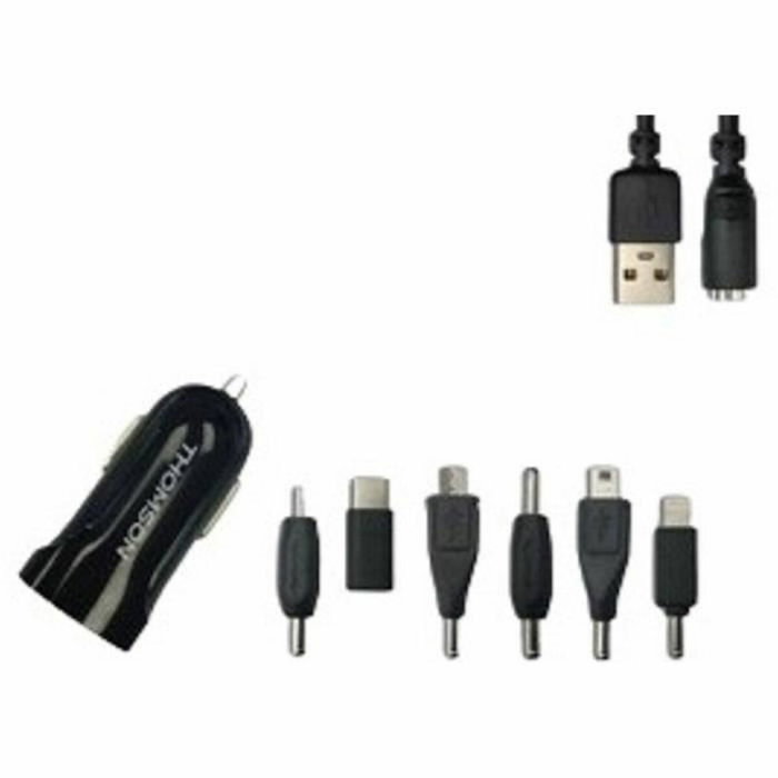 Thomson Kit cargador + conector AC 12/24 V con 6 conectores Thomson Kit cargador + conector AC 12/24 V con 6 conectores