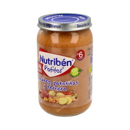 NUTRIBEN Potito Ternera Patatas Y Zanahoria 235Gr
