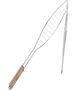 Algon BBQ Parrilla BBQ para Pescado Cr-Wood 67,6 cm Largo x 40 cm Ancho x 15 cm Alto, Ideal para Asados (12 Unidades)