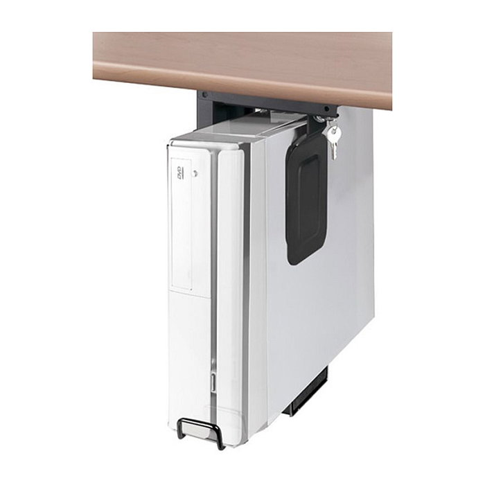 ROLINE Soporte para Slim/Mini-PC con cerradura negro 17031156