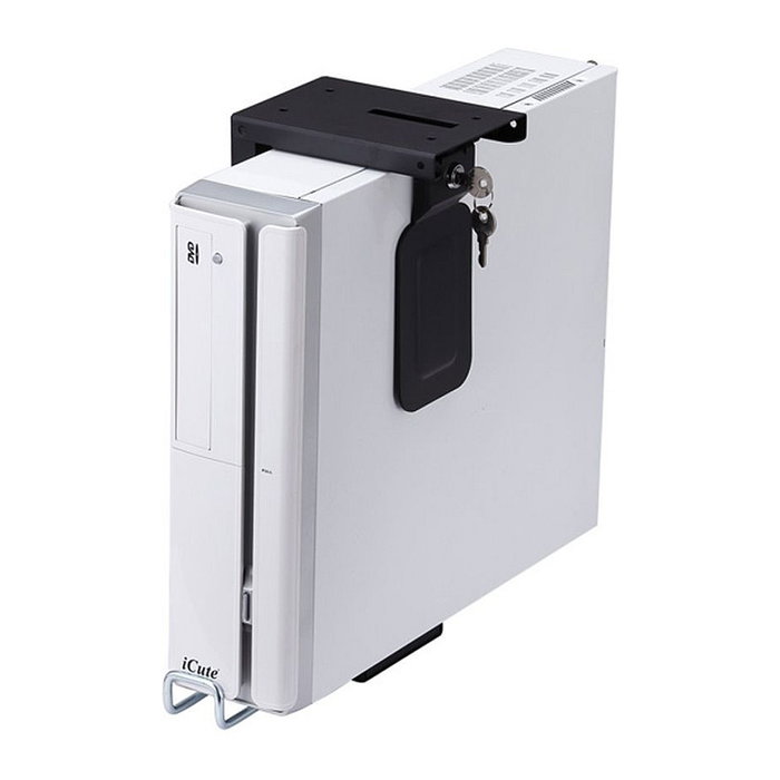 ROLINE Soporte para Slim/Mini-PC con cerradura negro 17031156