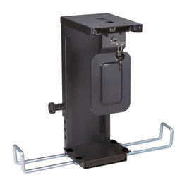 ROLINE Soporte con cerradura para Slim/Mini-PC, negro