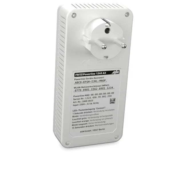 Punto de Acceso Fritz! Powerline 1240 Blanco