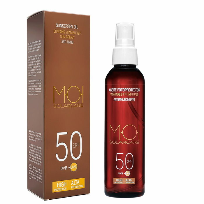 Moi Aceite Fotoprotector Antienvejecimiento SPF 50+