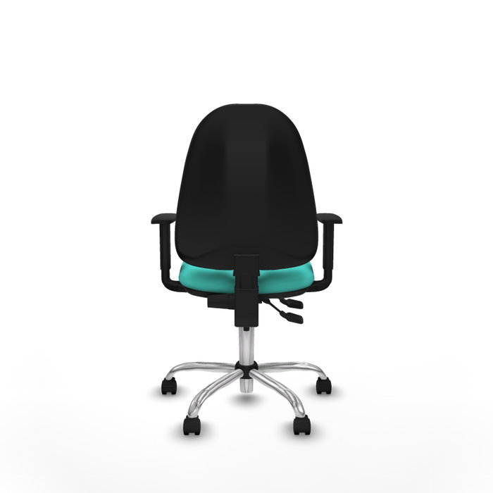 PIQUERAS Y CRESPO Silla de oficina Algarra Turquesa con mecanismos de doble maneta PIQUERAS Y CRESPO Silla de oficina Algarra Turquesa con mecanismos de doble maneta