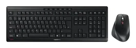 Cherry Stream Desktop Comfort Teclado Inalámbrico RF con Switch de Tijera QWERTY Negro y Ratón Incluido