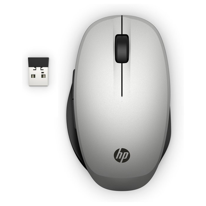 HP Dual Mode Mouse Black/Silver